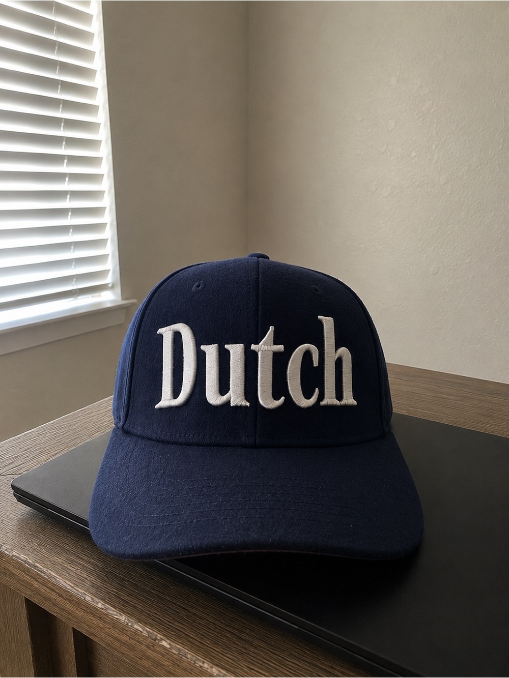 Dutch Bros Navy and White Branded Cap